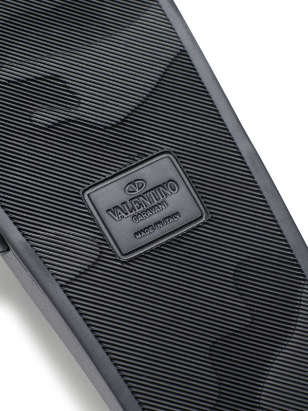 Valentino Black Slides