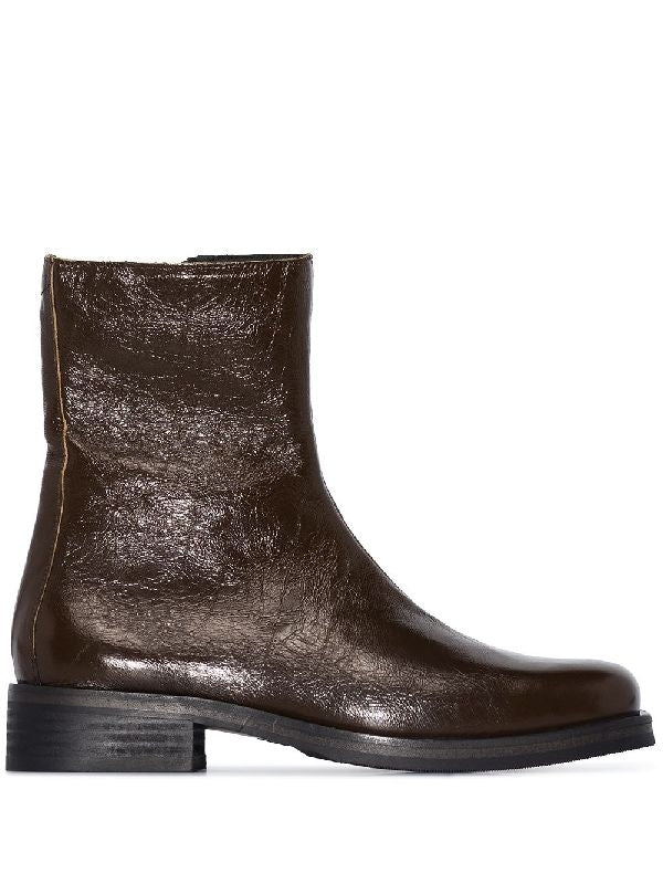 Camion Leather Ankle Boots