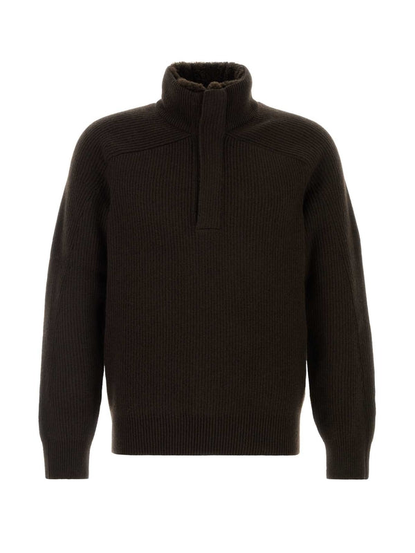 Z Zegna Brown Knitted