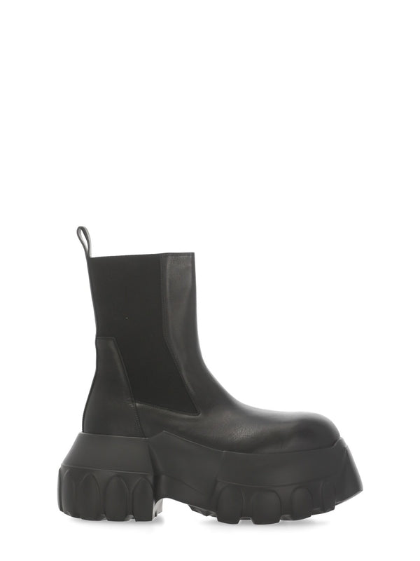 Rick Owens Black Chelsea Boots
