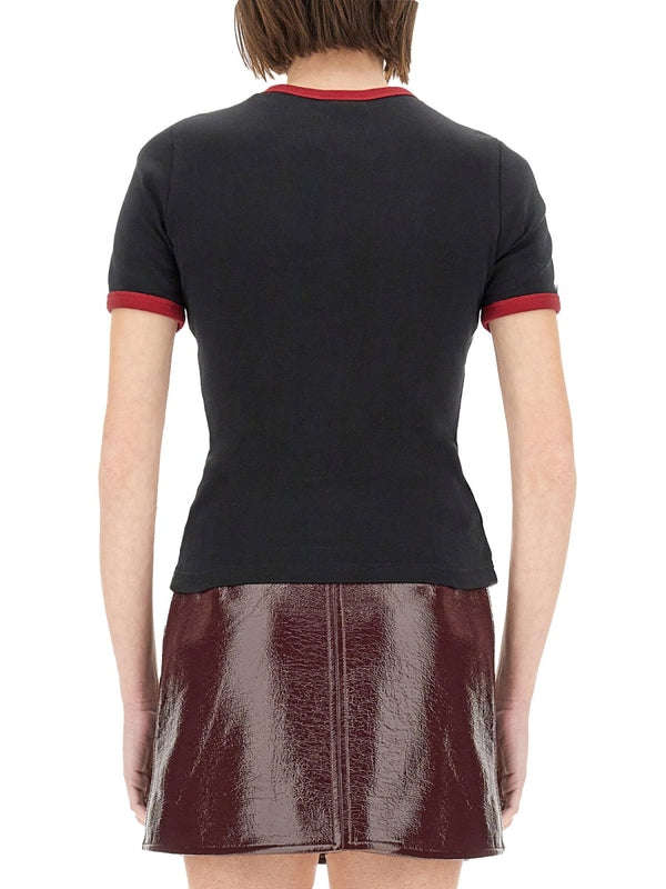 Signature Contrast Cotton Short Sleeve T-Shirt