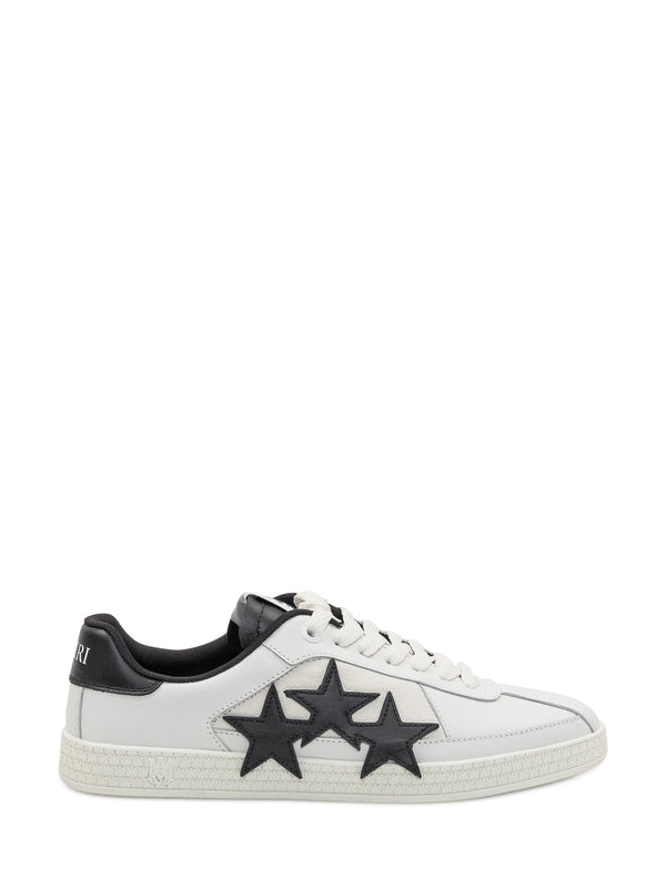 Sunset Star Patch Leather Low-Top Sneakers