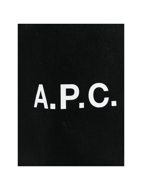 A.P.C. Black Tote Bags