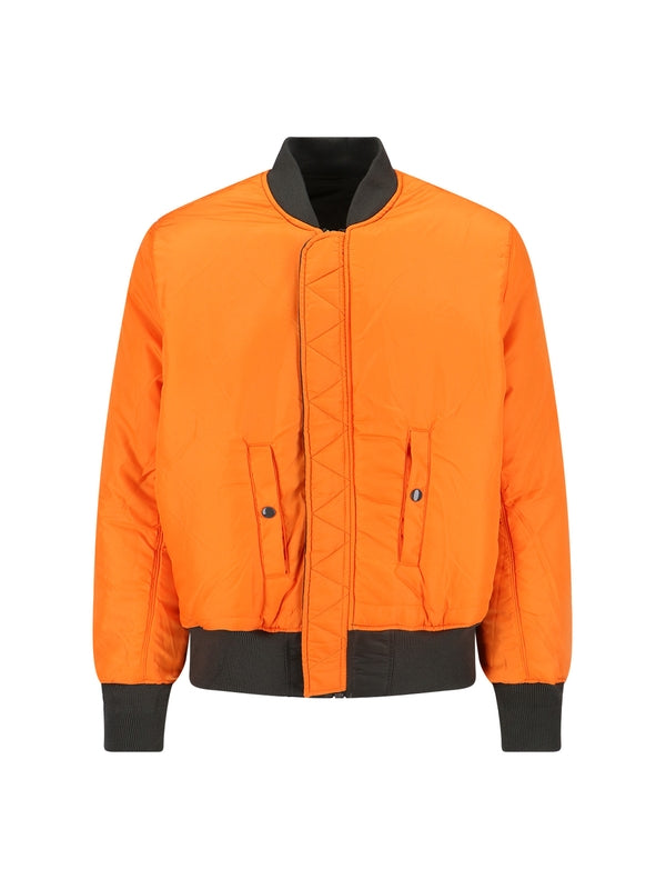 Alpha Industries Grey Orange Bomber