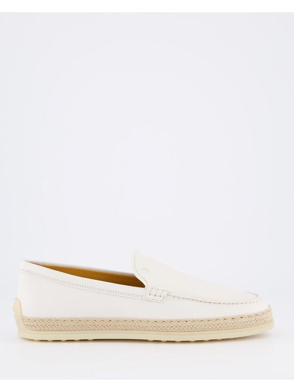 Tod's Flat shoes White Loafers