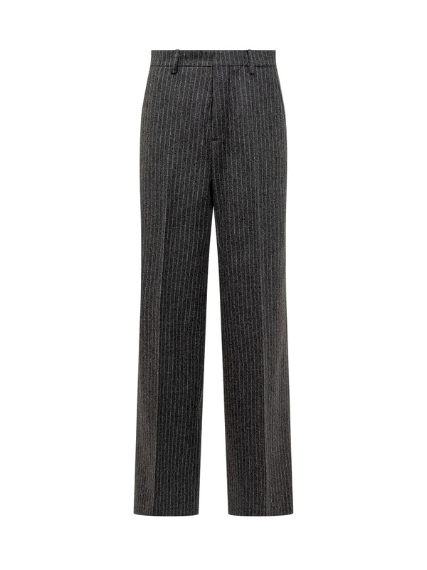 Striped Wool Pants
