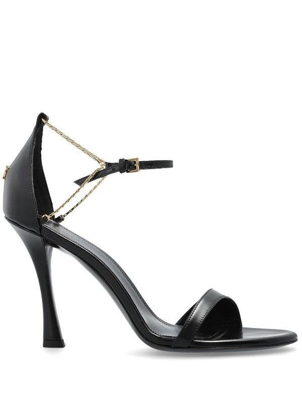 4G Liquid Ankle Strap Sandal Heel