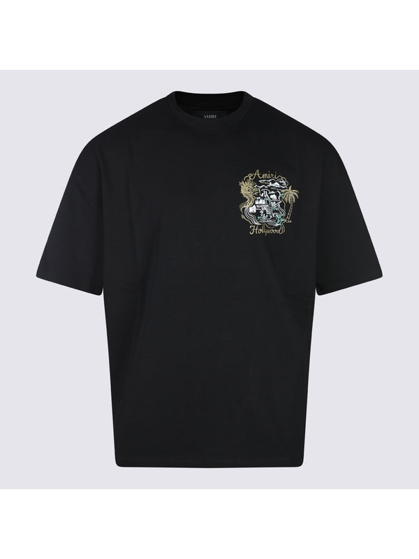 Amiri Black Half Sleeve