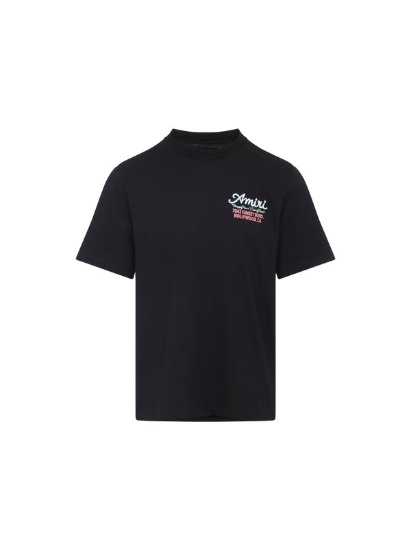 Amiri Black Half Sleeve