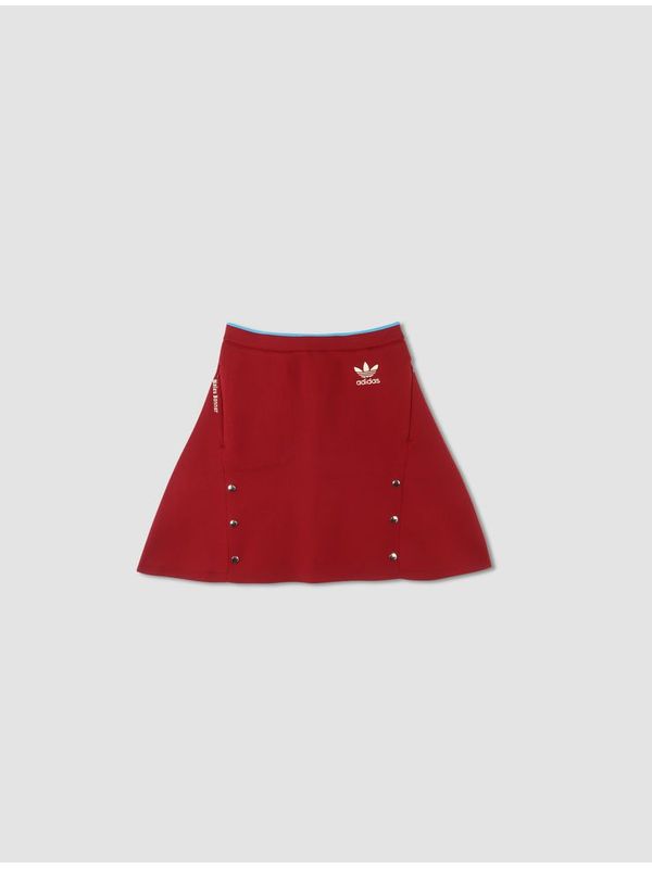 Adidas Logo Embroidery Button Mini Skirt