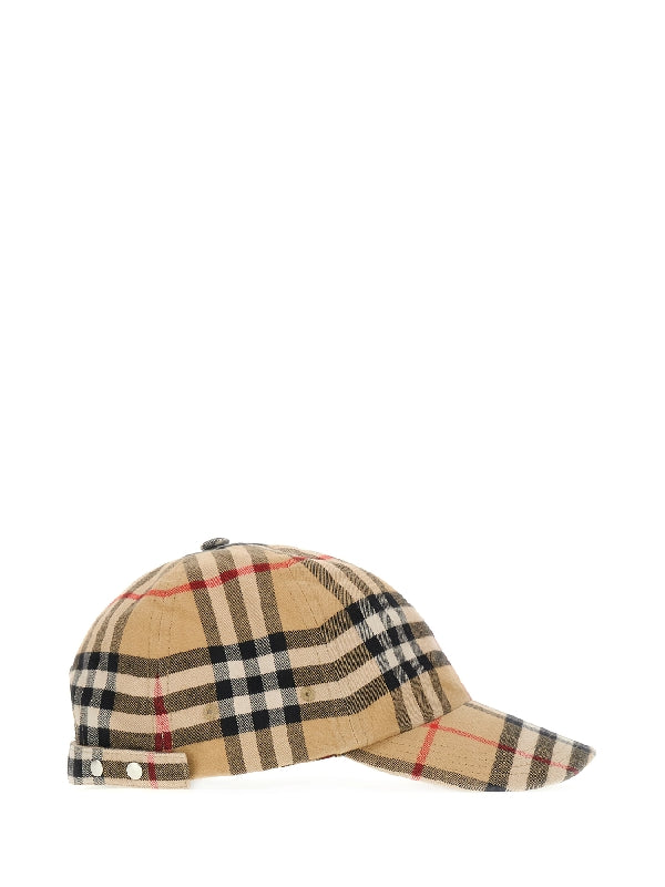 Vintage Check Baseball
  Cap