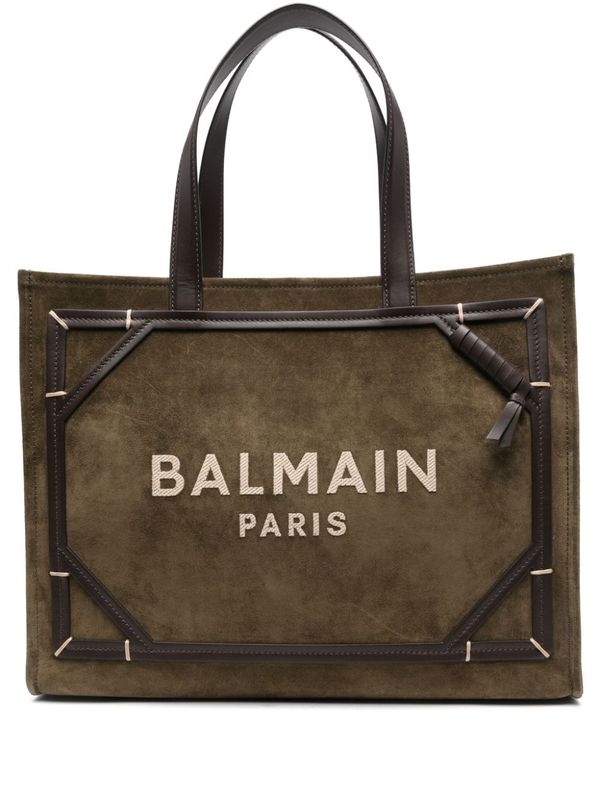 B Army Suede Tote Bag