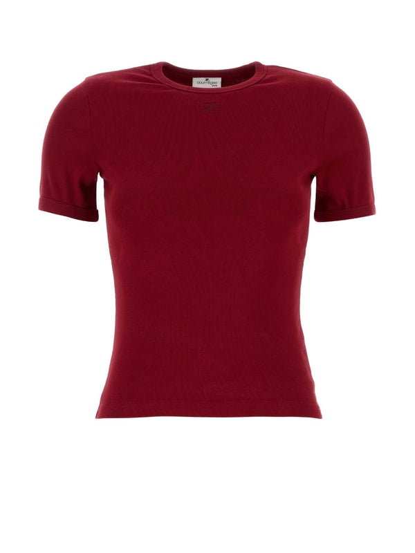 Logo Patch Cotton Short Sleeve T-shirt