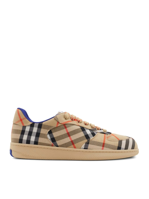 Box Check Pattern Low Top
  Sneakers