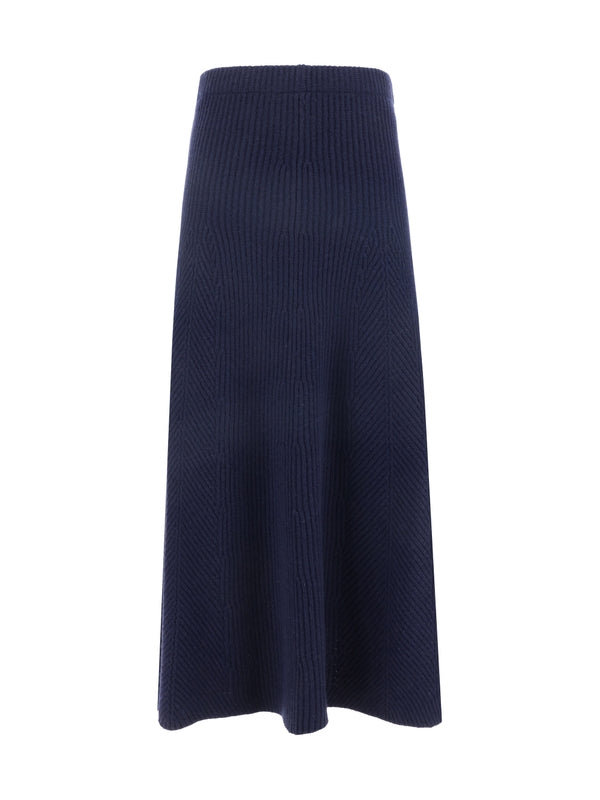 Cashmere Wool Knit Skirt