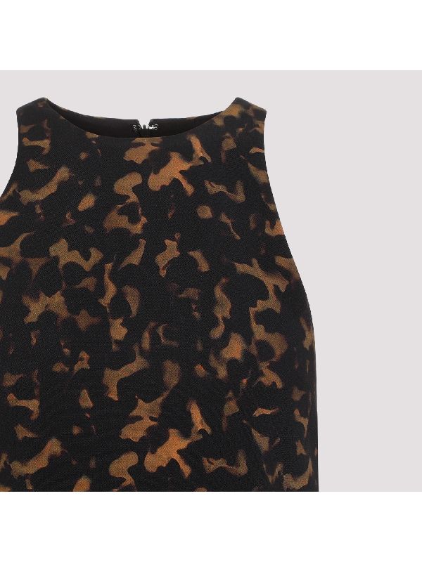 べっ甲柄ミニドレス