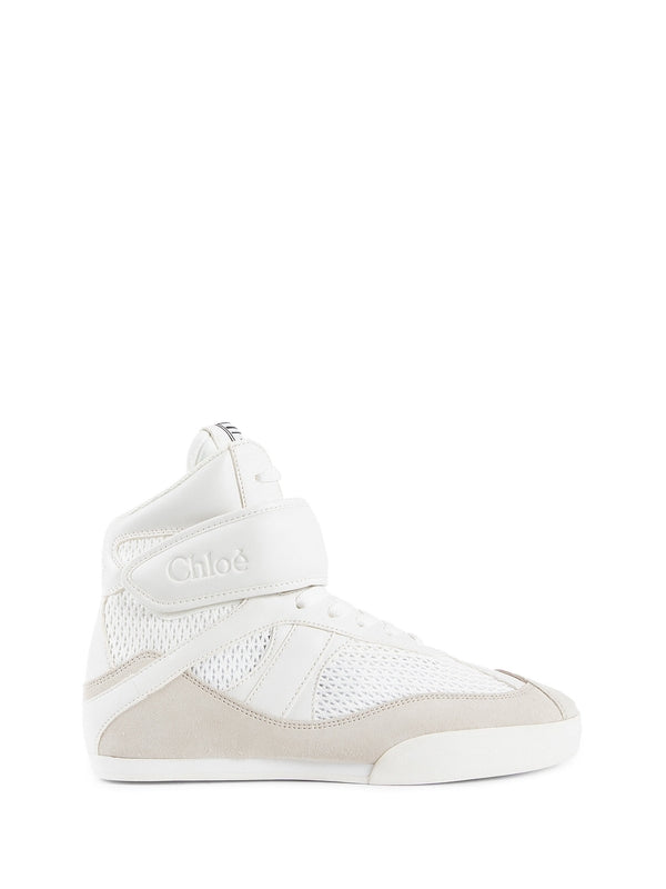 Kick Suede Panel Velcro High-Top Sneakers