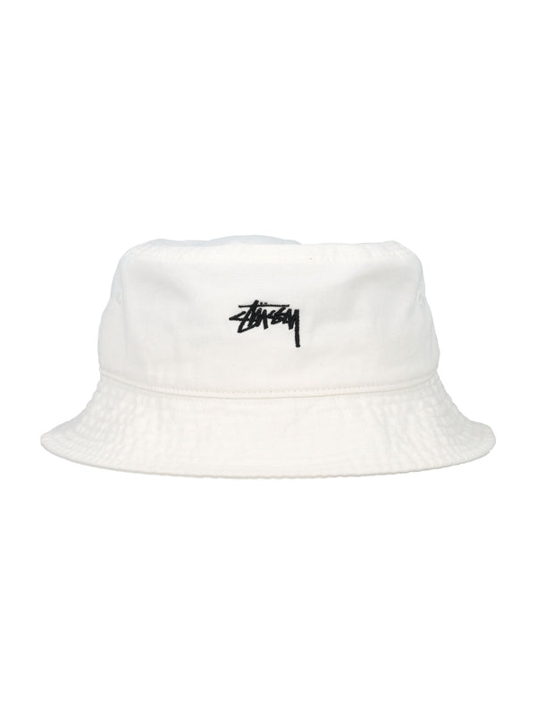 Stussy White Bucket Hat
