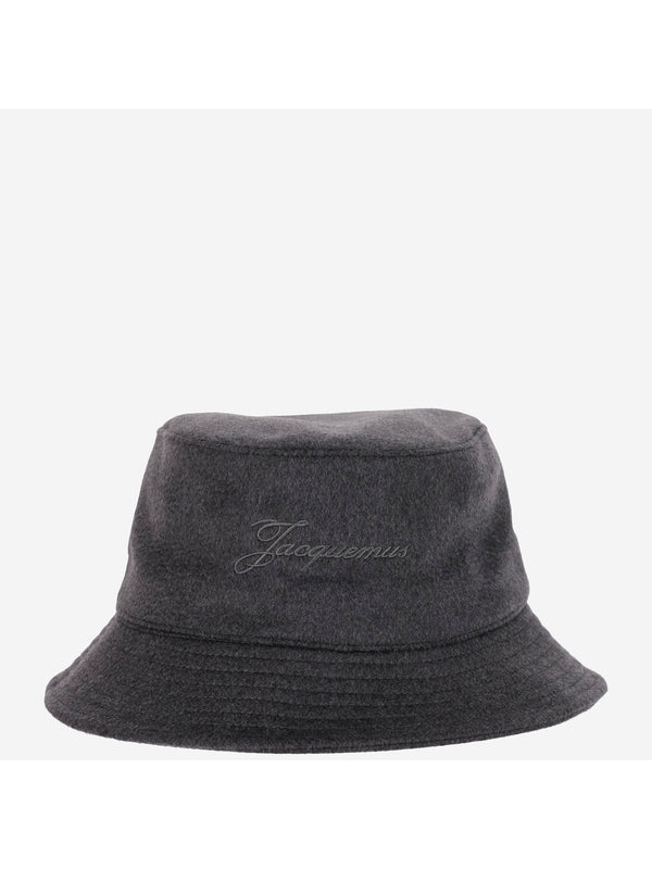 Jacquemus Gray Bucket Hat