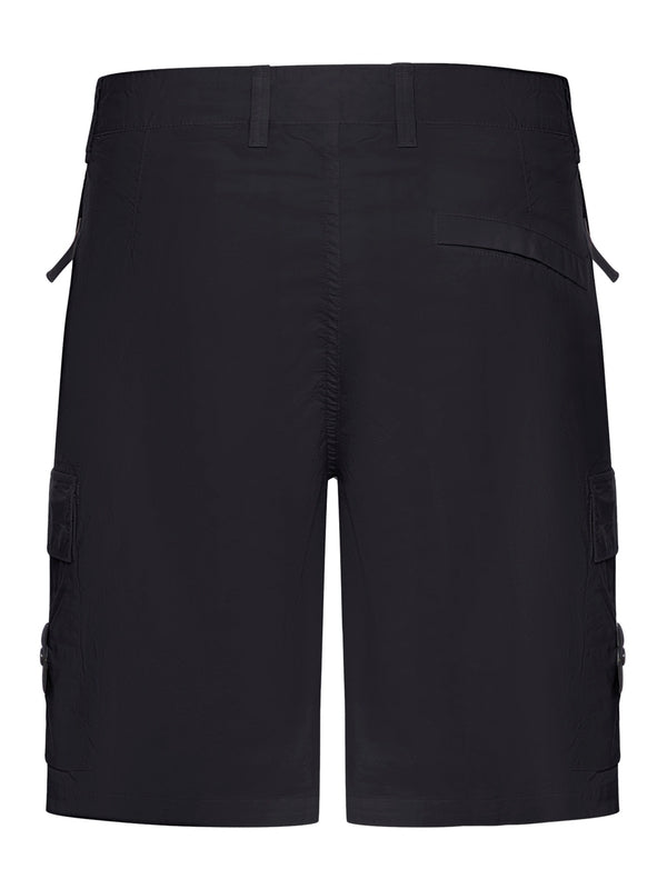 Wappen Patch Cotton Bermuda Cargo Shorts