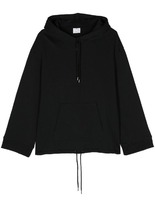 Logo Embroidery Drawstring Hoodie