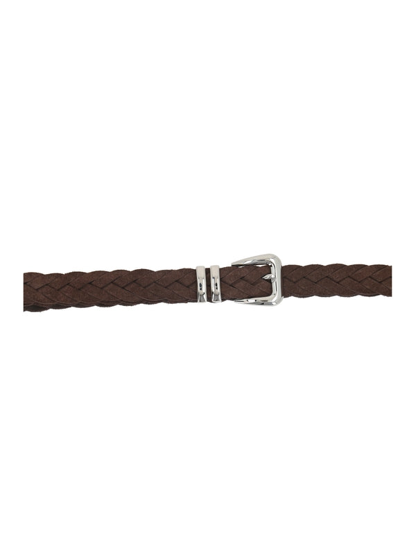 Braid Western Leather Belt