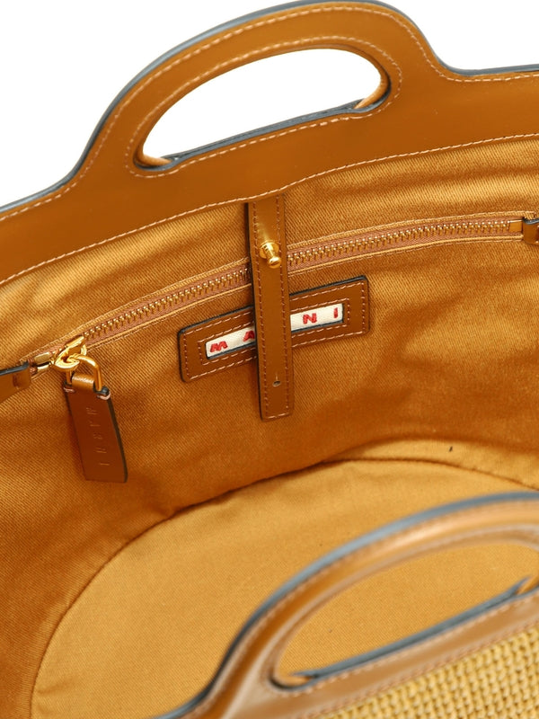 Tropicalia Raffia Small Tote Bag