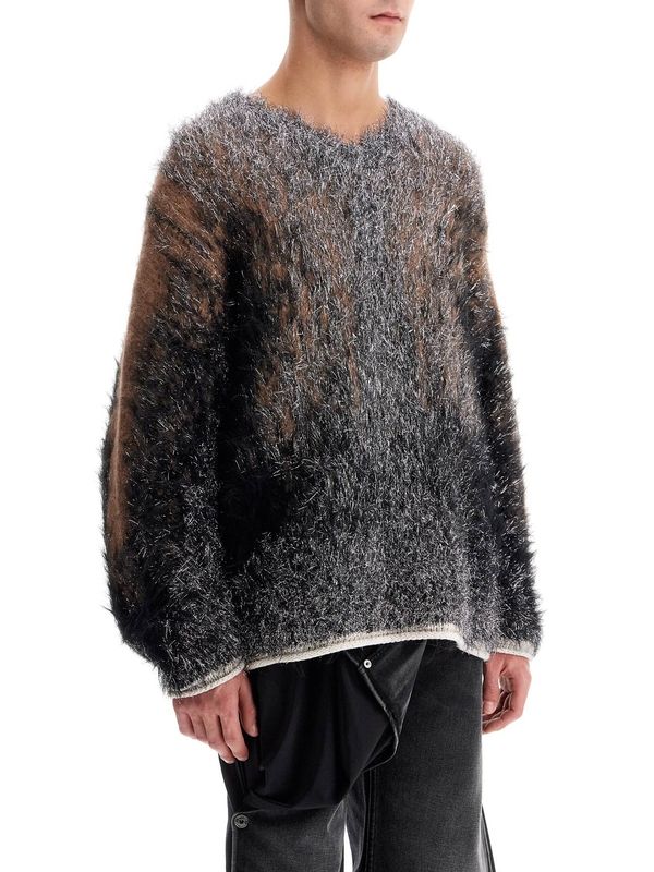 Oversized Gradation Wool Blend Knit