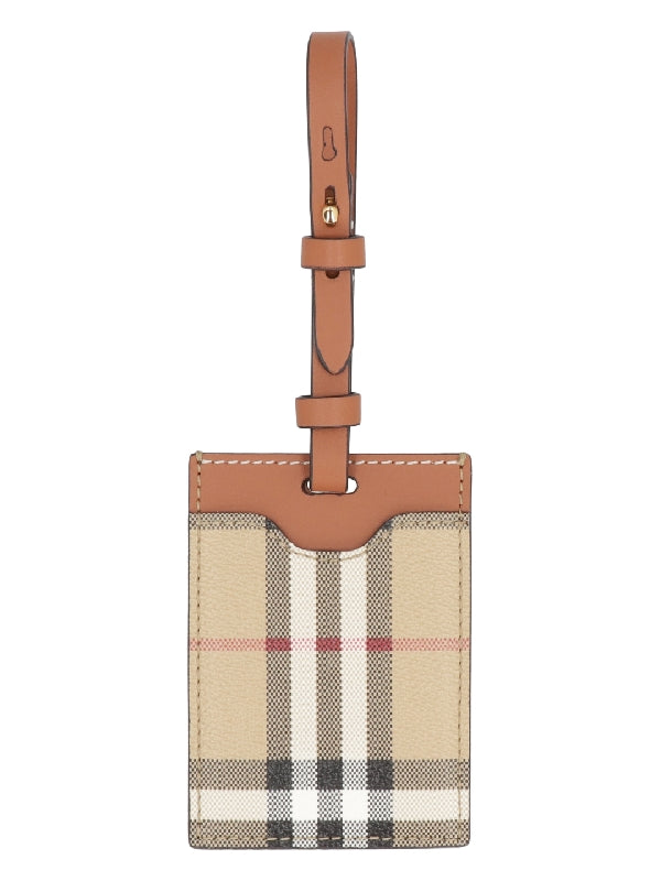 Check Pattern Luggage Tag