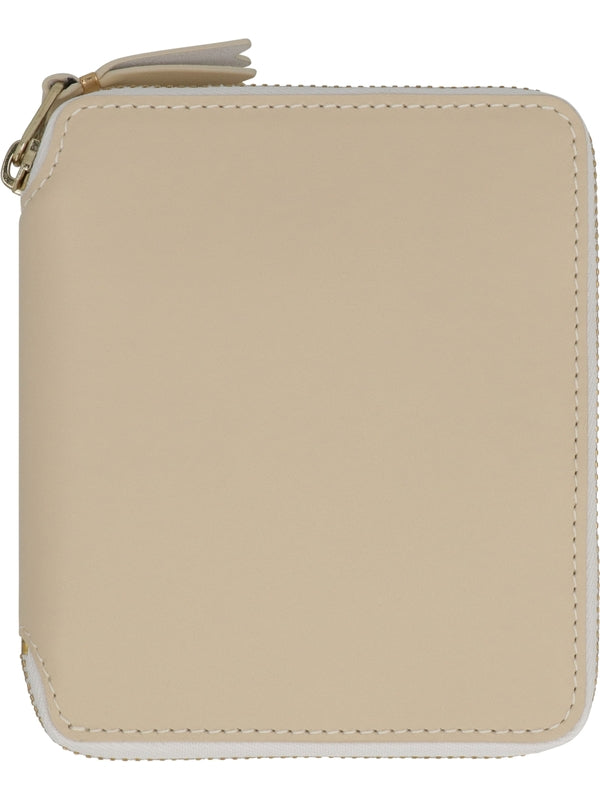 Zipper Leather Wallet