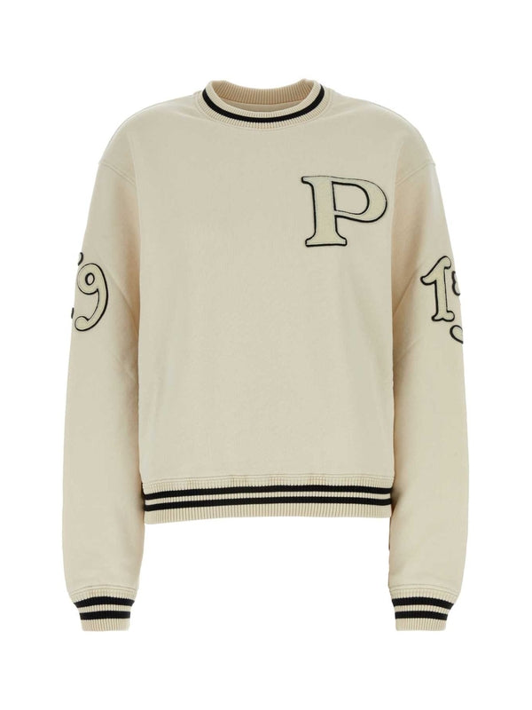 Text Patch Sweatshirt