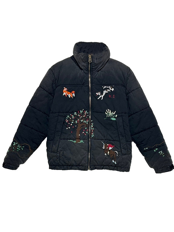 KHOKI Vintage-effect puffer jacket