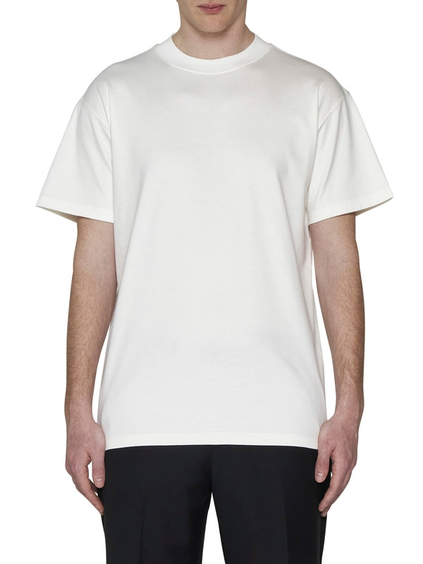 White Cotton Short Sleeve T-Shirt