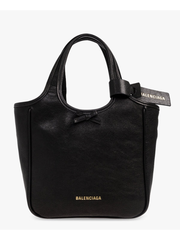 Balenciaga Laundrette Small Black Tote Bag