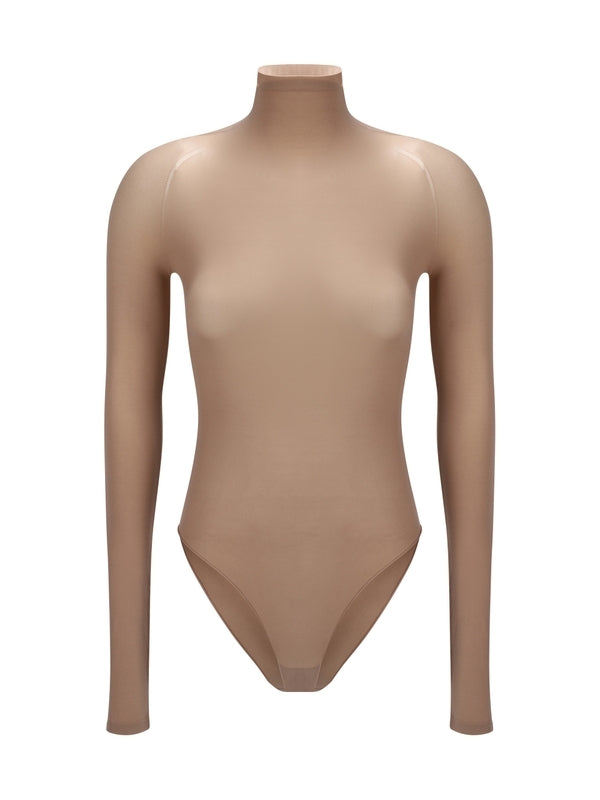 High-neck Nylon Bodysuit