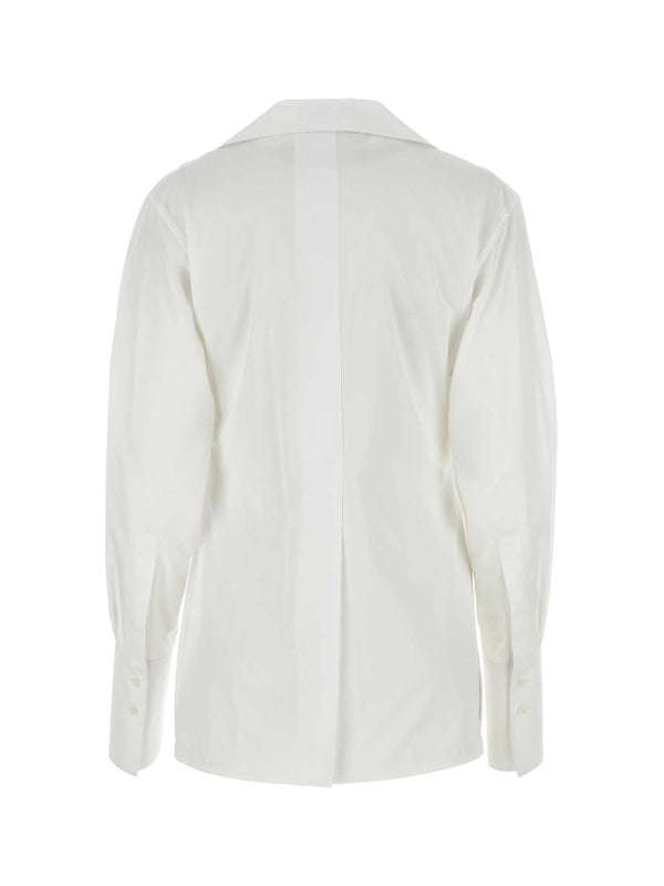 Wrap Detail Cotton Shirt