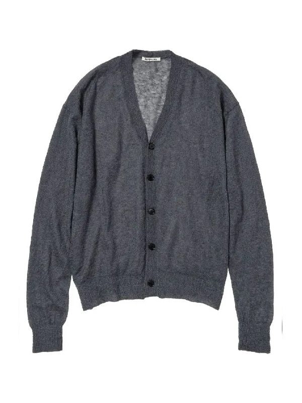 V-neck Mohair Blend Cardigan