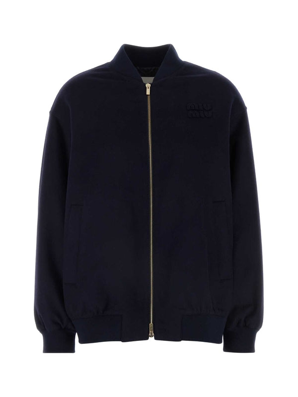 Wool Cashmere Bomber Jacket