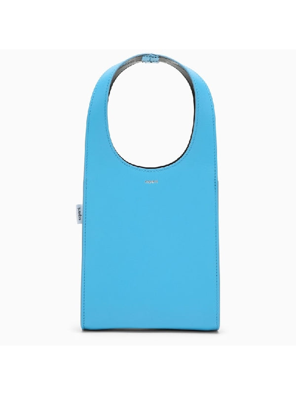 Micro Swipe Leather Tote Bag