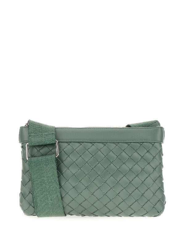 Avenue Intrecciato Leather
  Crossbody Bag