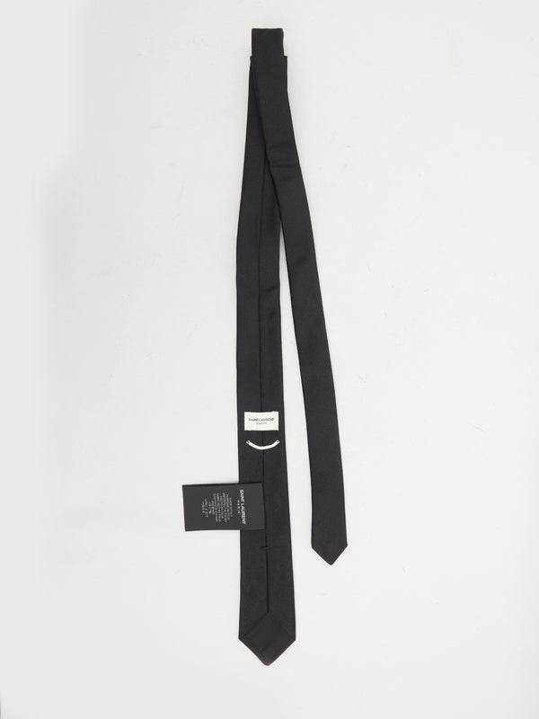 Saint Laurent Black Neck Ties