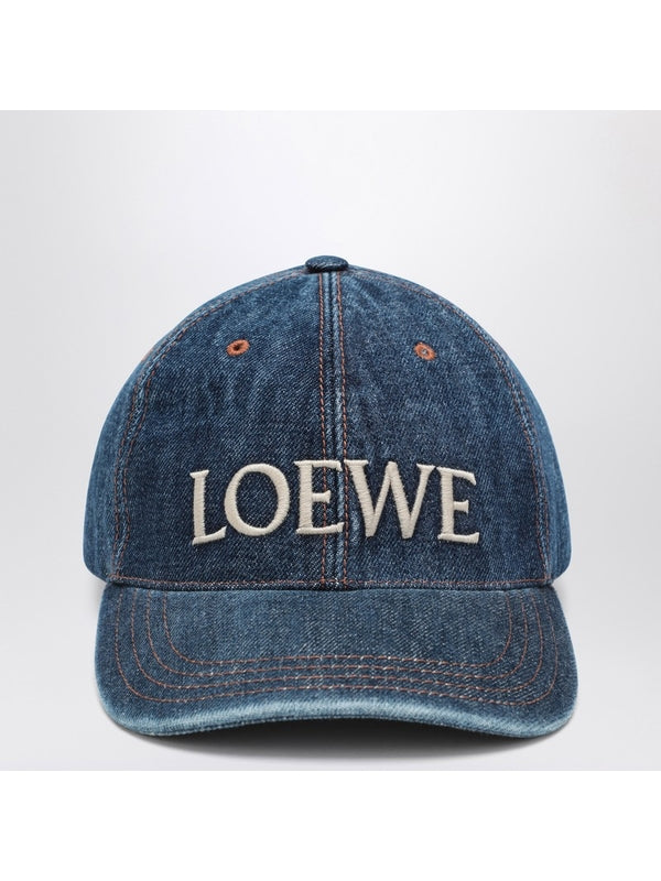 Logo Denim Baseball Cap