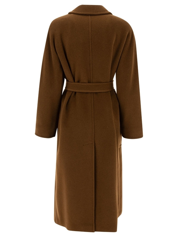 Actual Belted Camel Wool Coat