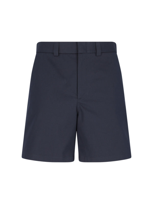 Web Detail Cotton Bermuda Shorts - Jente