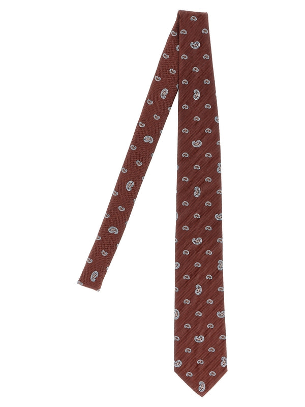 Brioni Brown Neck Ties