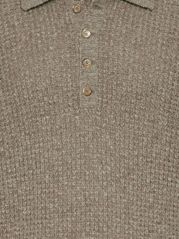 Wool Cashmere Polo Shirt