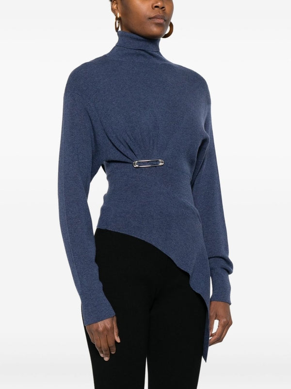 Lanvin Blue Knitted