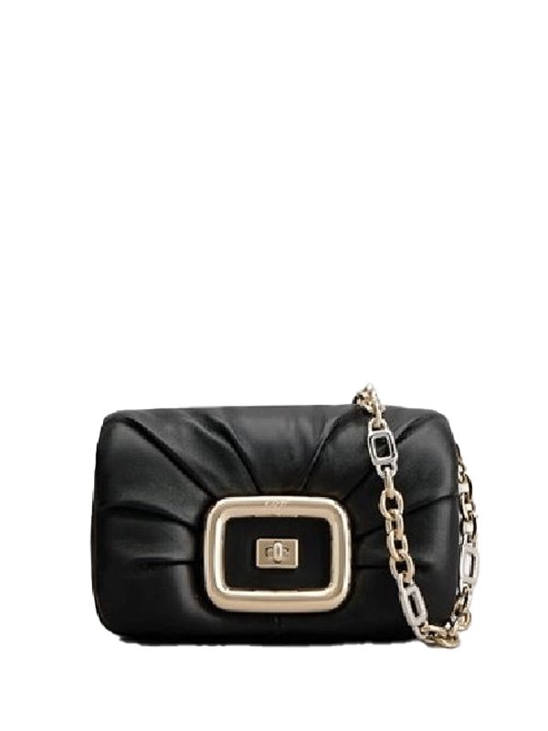 Viv Shock Nappa Leather Mini
  Chain Shoulder Bag