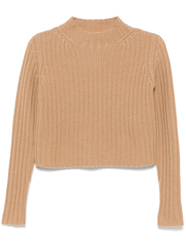 Aloa Wool Cashmere Crop Knit