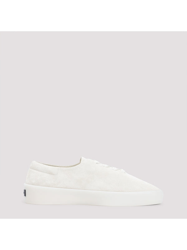 101 Logo Patch Leather Low-Top Sneakers